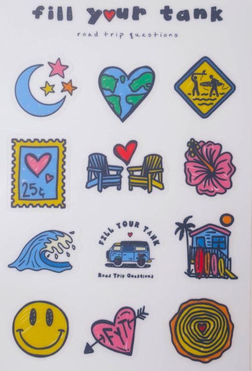 Fill Your Tank Orignial Sticker Sheet